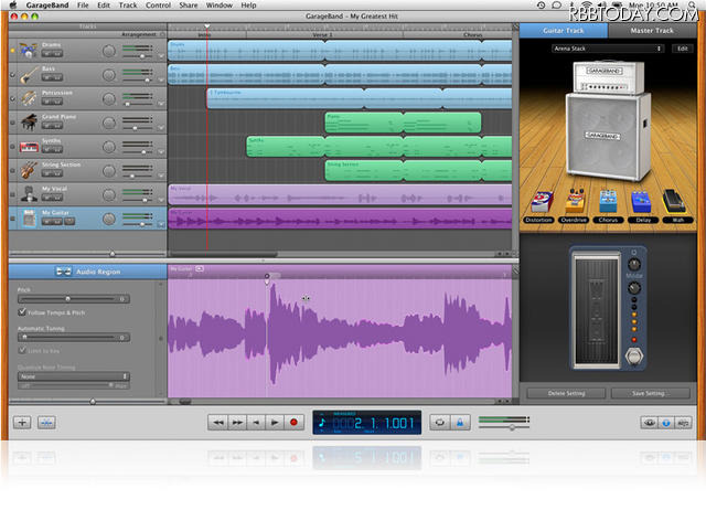 GarageBand’11の「グルーブマッチング」など GarageBand’11の「グルーブマッチング」など