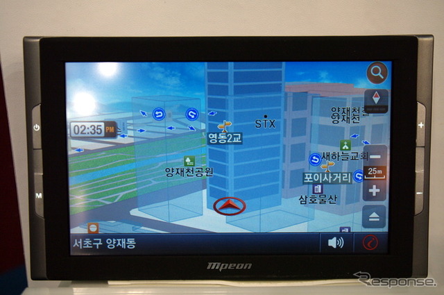 PNDでもポリゴンを使用したリアルな3D表示がトレンドだ