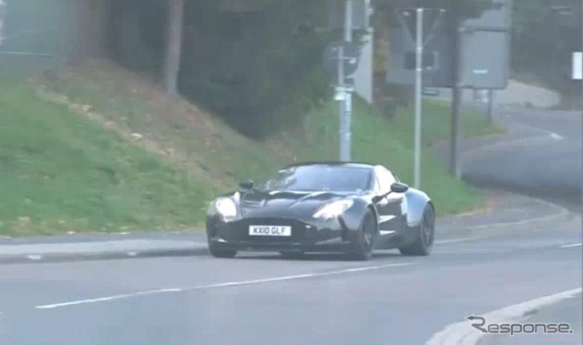 One-77のニュルブルクリンク走行シーン