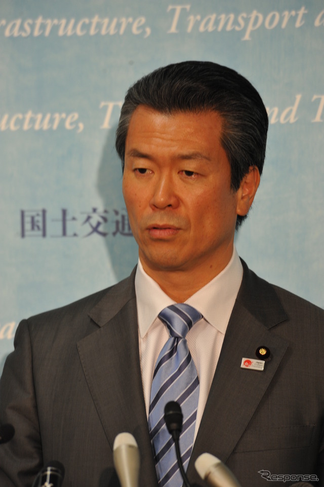 馬淵澄夫内閣府特命担当相(沖縄・北方担当) 撮影=石田信一郎