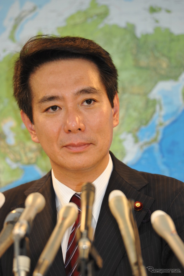 前原誠司外相 撮影=中島みなみ