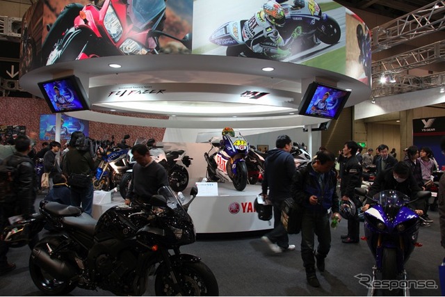 東京モーターサイクルショー10のヤマハ発動機ブース