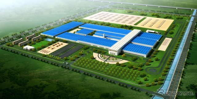 東風ホンダ第二工場完成予想図