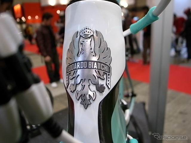 イタリアの自転車メーカーBianchi(ビアンキ)も出展