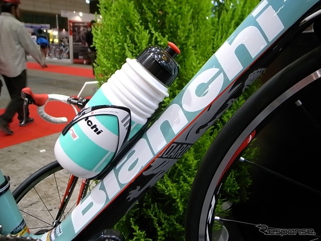 イタリアの自転車メーカーBianchi（ビアンキ）も出展