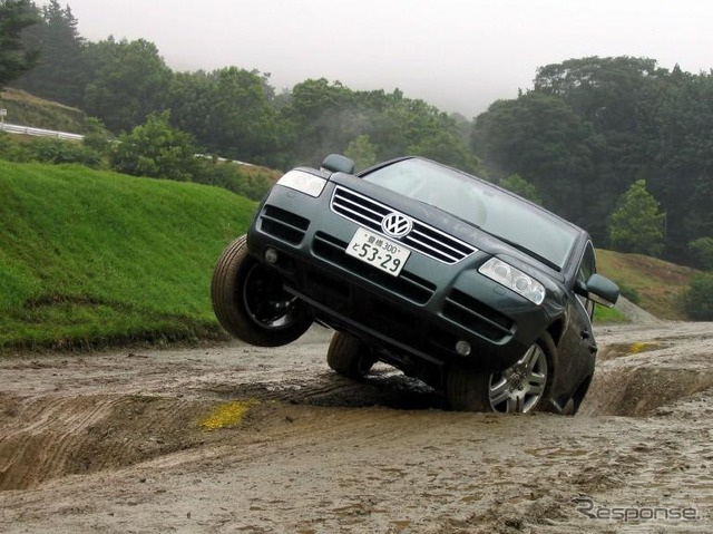 プレミアムSUV・VW『トゥアレグ』---オン/オフ走りの写真蔵