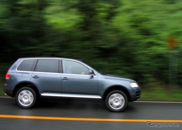 プレミアムSUV・VW『トゥアレグ』---オン/オフ走りの写真蔵