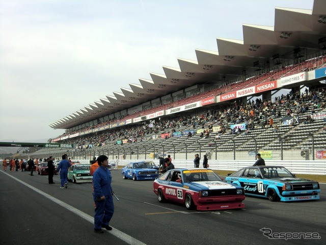 サポートレースのひとつとして、かつてのマイナーツーリングが富士に帰ってきた