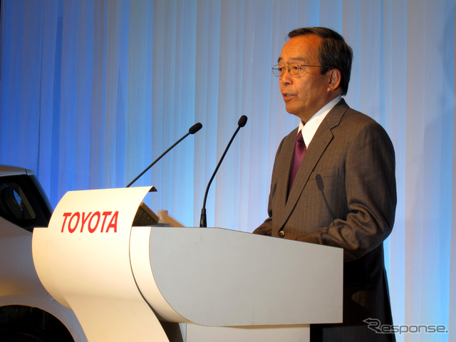 トヨタ自動車副社長　内山田竹志氏