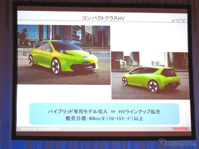 2012年末までに導入予定のコンパクトHV