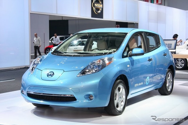 日本に先駆けて正式発表した日産リーフ