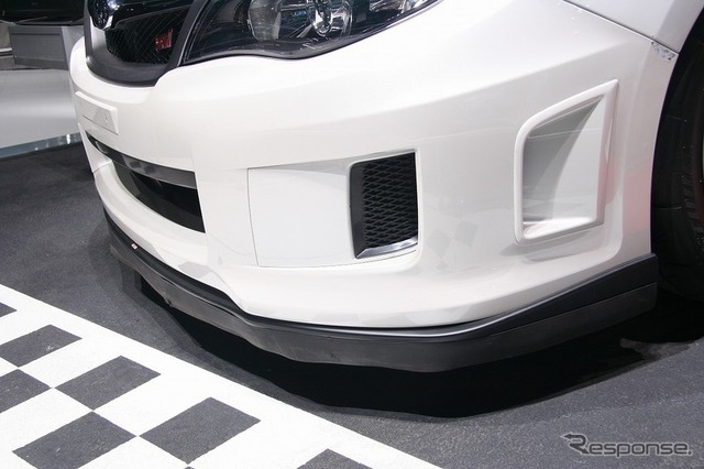 スバルブースに展示されたニュル仕様 インプレッサ WRX STI 4ドア