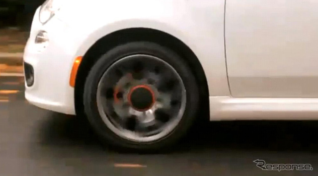500の米国CMキャプチャー画像
