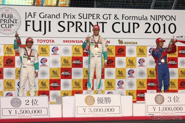 フォーミュラニッポン決勝(1)表彰