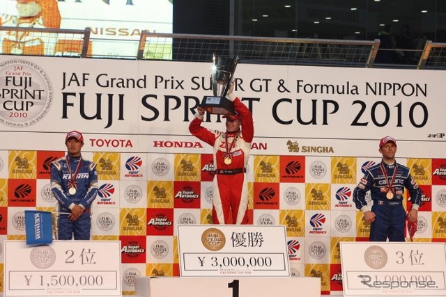 スーパーGT500の決勝(1)表彰
