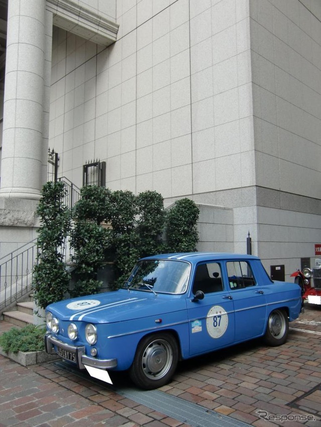 フランス車の参加は残念ながら2台のみ。その1台はこのルノー8ゴルディーニ。初代オーナーはアルピーヌの創設者、ジャン・レデレ氏だという個体