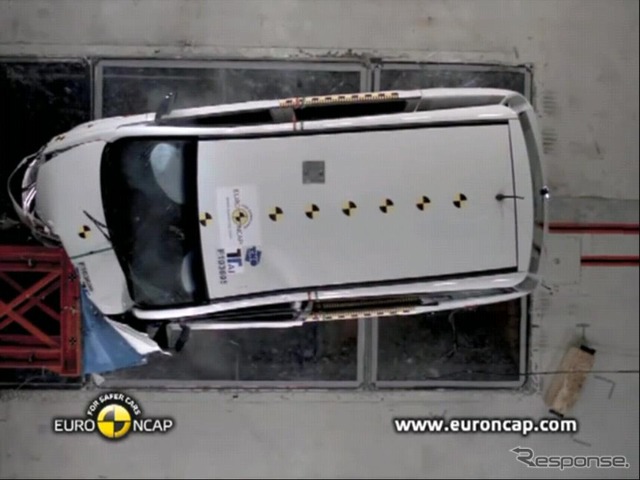 陸風汽車(LANDWIND) CV9のユーロNCAP 衝突テスト動画スクリーンショット