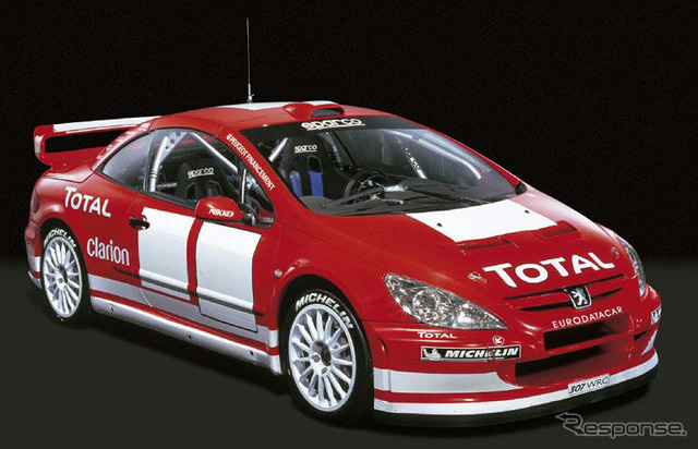 【フランクフルトショー2003出品車】プジョー『307WRC』---屋根は開くの?