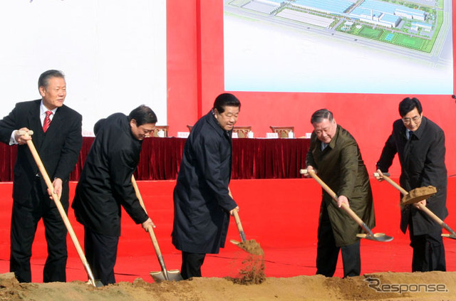 中国新工場起工式