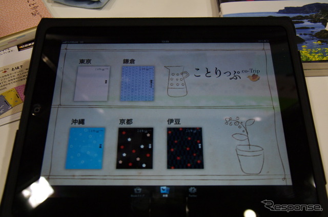 きゃんばすまっぷる ことりっぷ iPadアプリ
