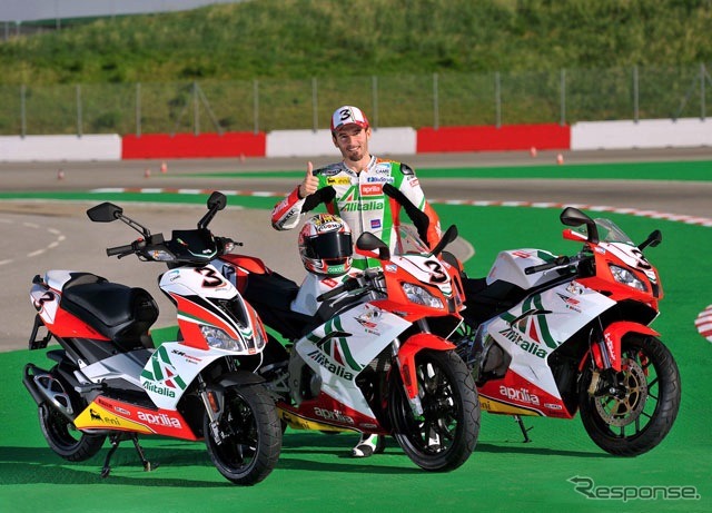 マックス・ビアッジとSR50 Purejet SBK