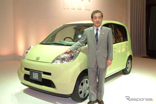 【新型ホンダ『ライフ』発表】福井社長新型車デビュー