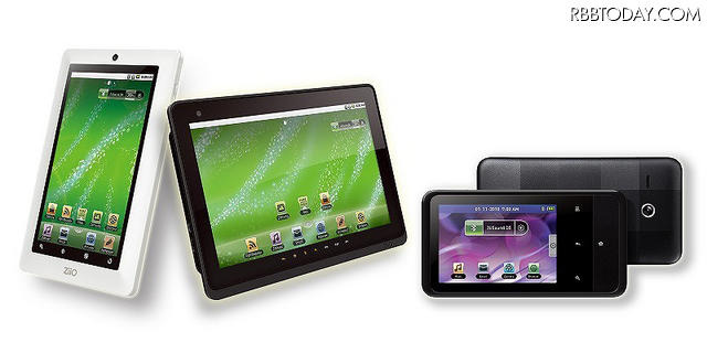 音を強化!Android搭載のエンターテインメントタブレット「Creative ZiiO」 「Creative ZiiO」と「Creative ZEN Touch 2」