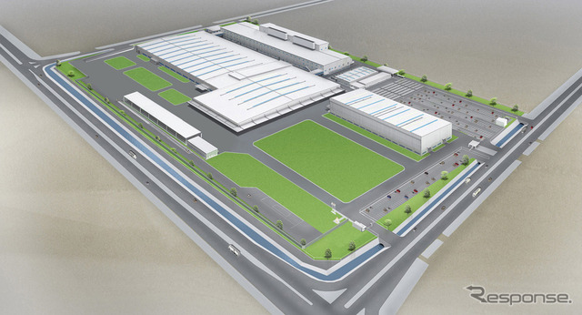 ミツビシ・モーターズ・タイランドの新工場イメージ