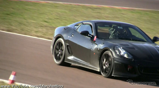 599後継車の開発テスト風景