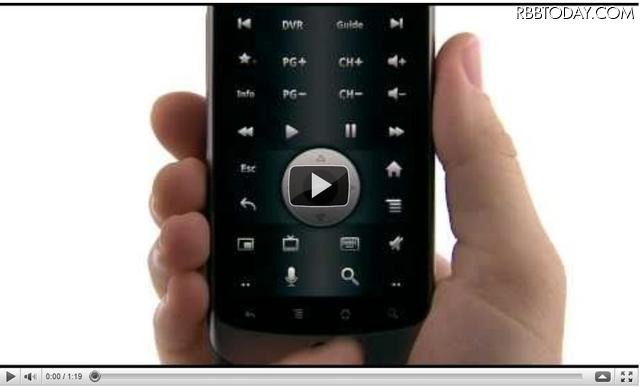 Google TVをWi-Fi経由でスマートフォンから操作できるリモートコントローラーアプリ Google TVをWi-Fi経由でスマートフォンから操作できるリモートコントローラーアプリ