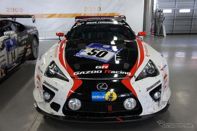 レクサスLFA 、2010 ニュルブルクリンク24時間耐久レースのクラス優勝車