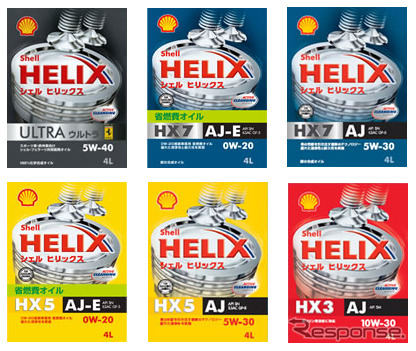 ガソリンエンジン自動車用オイルの「HELIX」シリーズ