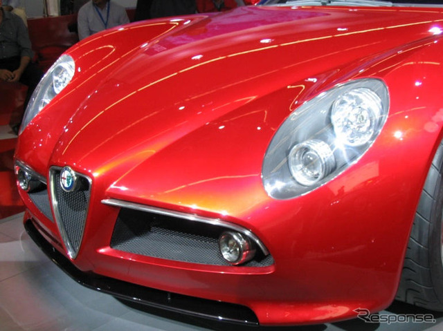 【フランクフルトショー2003写真蔵】もっとも美しい---アルファ『8Cコンペティツォーネ』