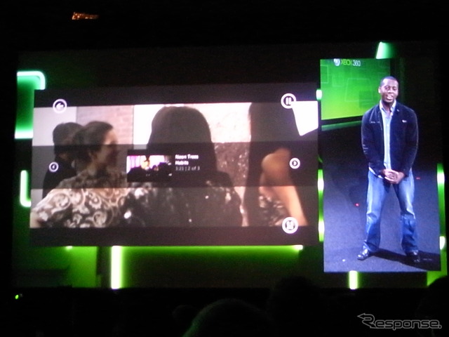 Xboxが持つ機能の説明風景