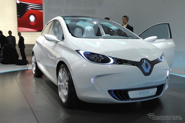 ZOEプレビュー（EV。パリモーターショー10）