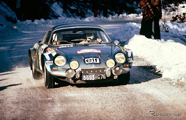 アルピーヌA110、モンテカルロラリー(1973年)で1〜3位