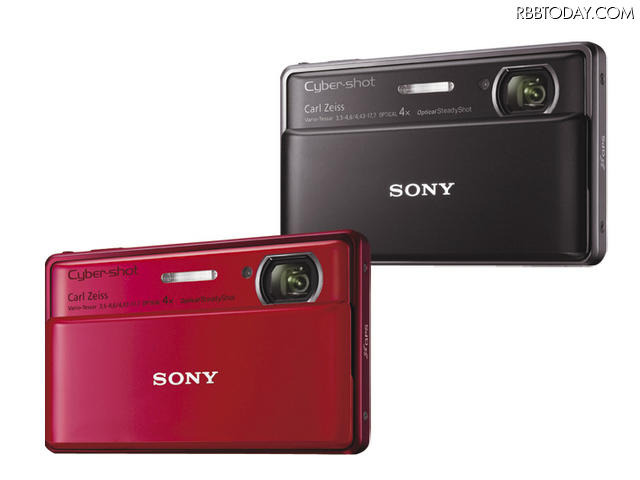 3Dデジカメ、サイバーショット、ソニー 「DSC-TX100V」2色カラバリ