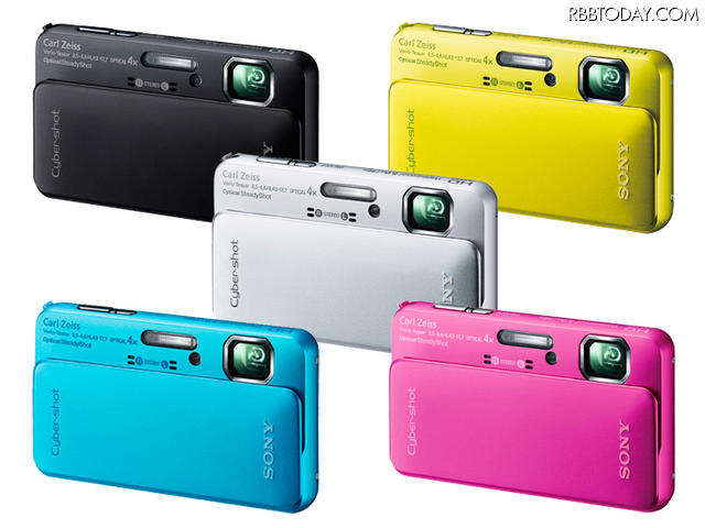 「DSC-TX10」5色カラバリ 「DSC-TX10」5色カラバリ