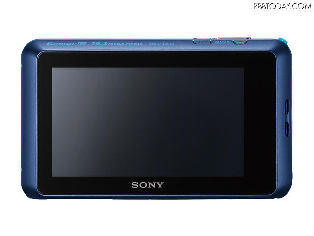「DSC-TX10」背面 「DSC-TX10」背面