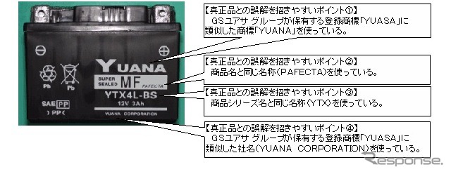 模倣品の一例