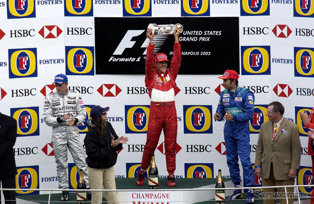 【F1アメリカGPリザルト】シューマッハの大逆転劇