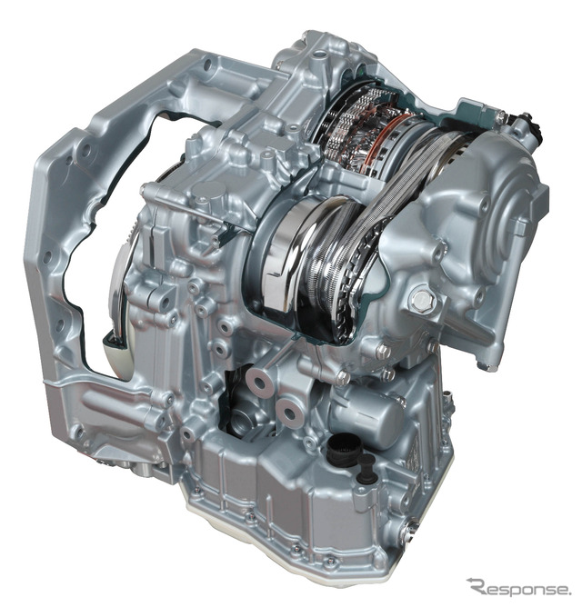世界初の副変速機付ベルトCVT(JF015E)