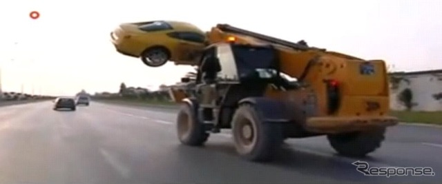 チェニジア前大統領の所有車（動画キャプチャ）