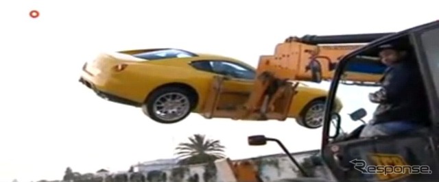 チェニジア前大統領の所有車（動画キャプチャ）