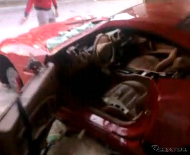 チェニジア前大統領の所有車（動画キャプチャ）