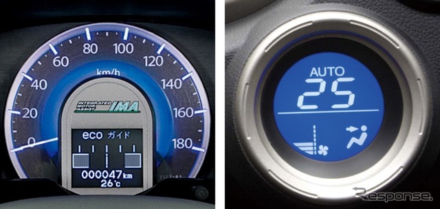 3月登場予定のフィットのワゴン、フィットシャトルの燃費は30km/リットルを達成する(写真はフィット)