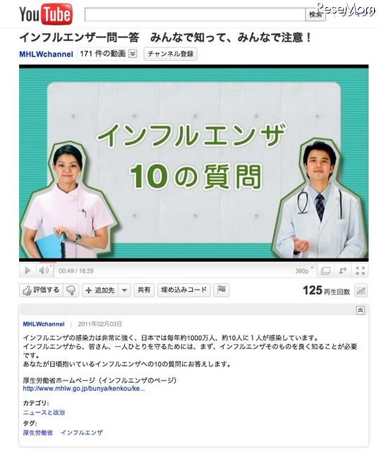 かからないため＆かかった時の対策が大切…厚労省インフルエンザ対策コンテンツ インフルエンザ一問一答　みんなで知って、みんなで注意！