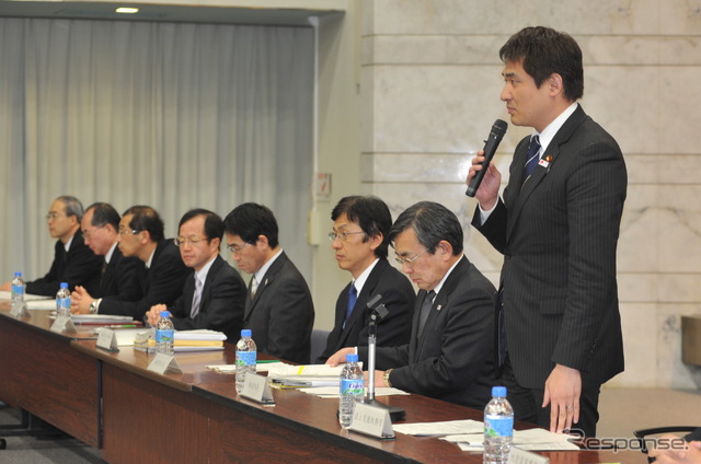（9日・国交省）　撮影＝中島みなみ