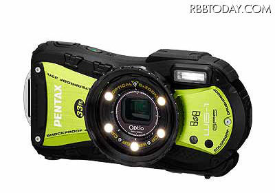 コンパクトデジタルカメラ、PENTAX、HOYA 「PENTAX　Optio WG-1GPS」グリーン