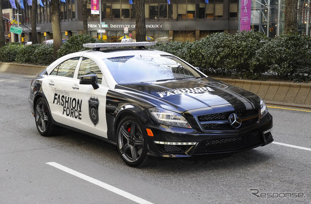 CLS 63AMGのポリスカー仕様がNYのファッションを取り締まる